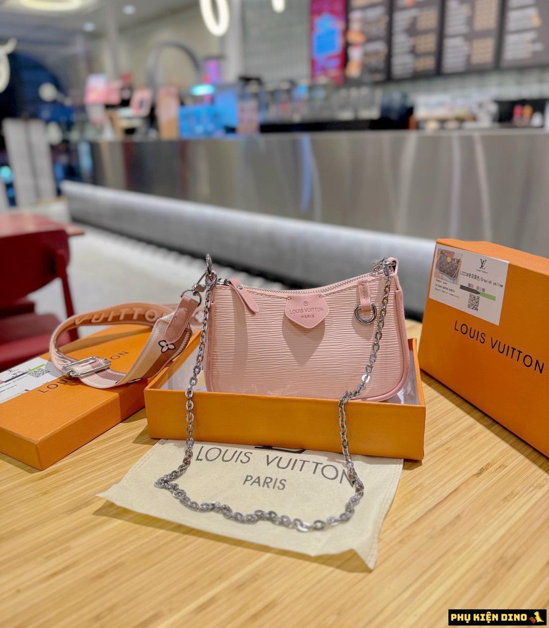 Túi Louis Vuitton LV Easy Pouch On Strap Pink M80483 6 Túi Louis Vuitton LV Easy Pouch Hồng Phấn