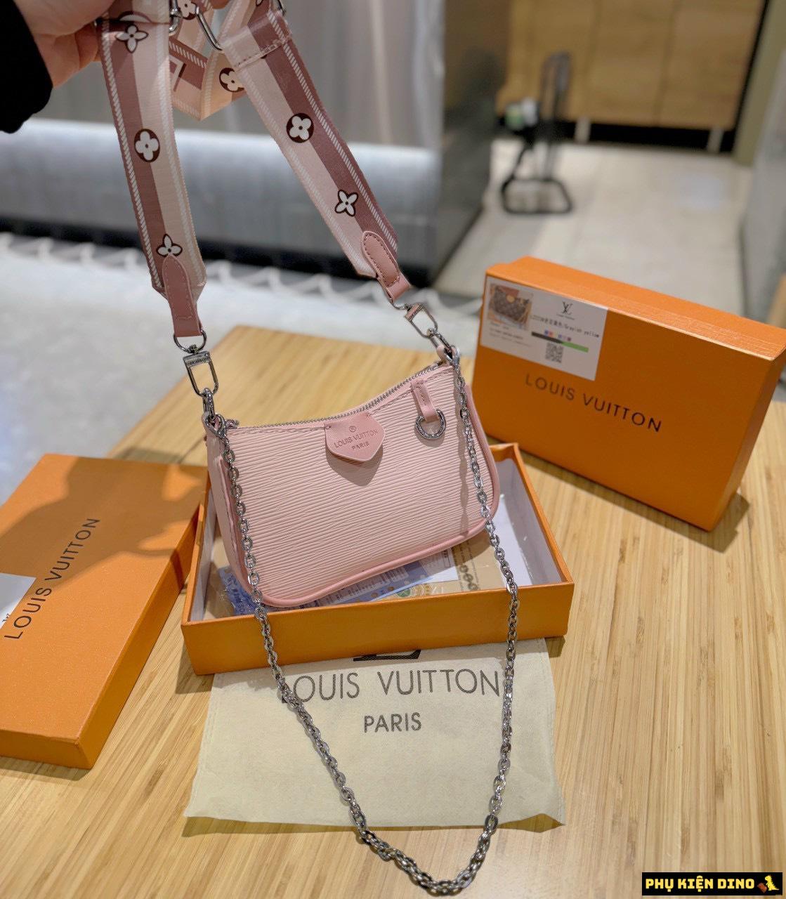 Túi Louis Vuitton LV Easy Pouch On Strap Pink M80483 2 Túi Louis Vuitton LV Màu Hồng