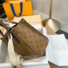 Túi Louis Vuitton LV OnTheGo Monogram Reverse Nâu 17 Túi Louis Vuitton LV OnTheGo PM Monogram Reverse Nâu Vàng