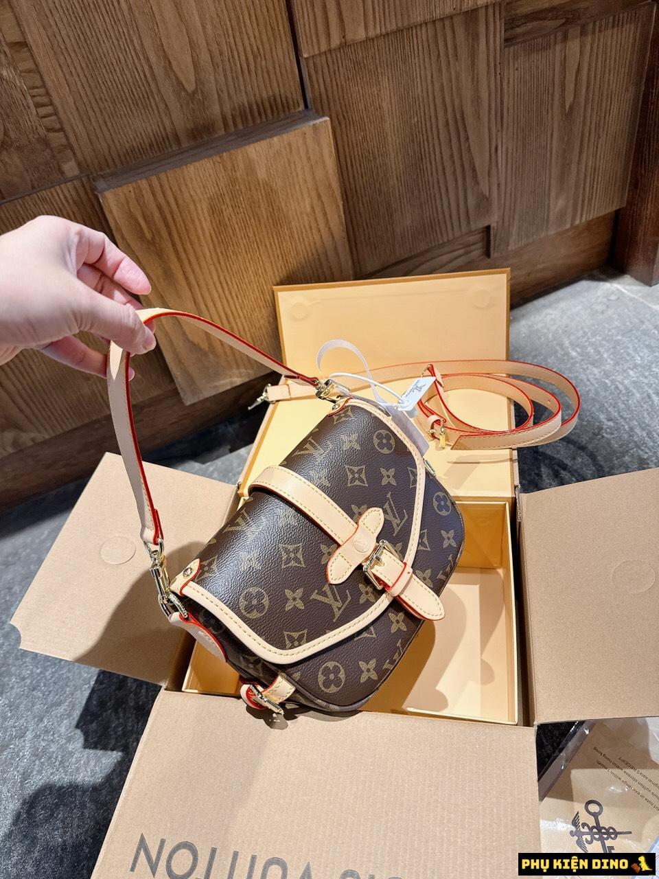 Túi Louis Vuitton LV Saumur BB Monogram Màu Nâu 5 Túi Louis Vuitton LV Saumur BB Monogram