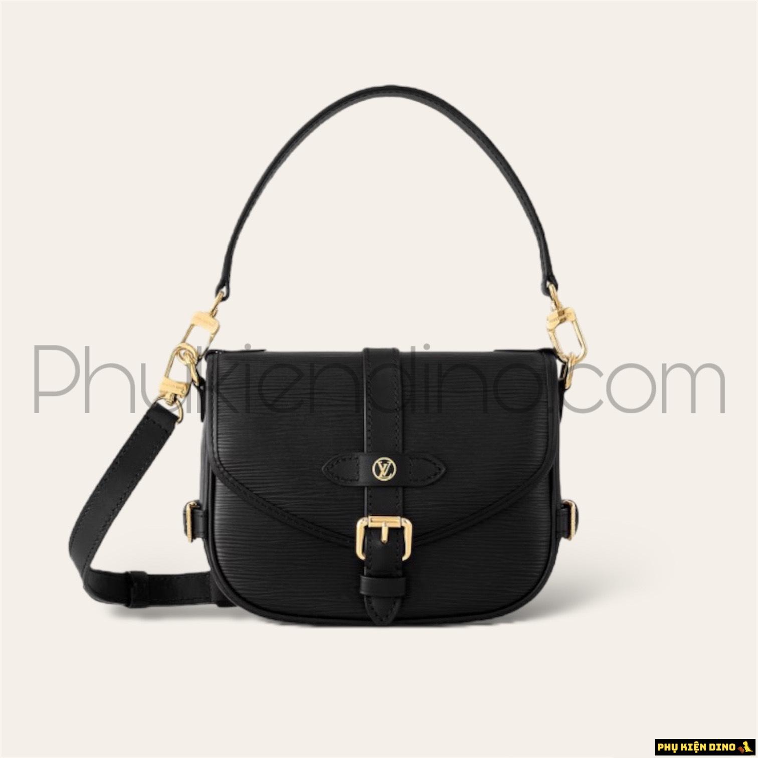 Túi Louis Vuitton Saumur BB Black Epi Leather 1 Túi Louis Vuitton Saumur BB Black Epi Leather