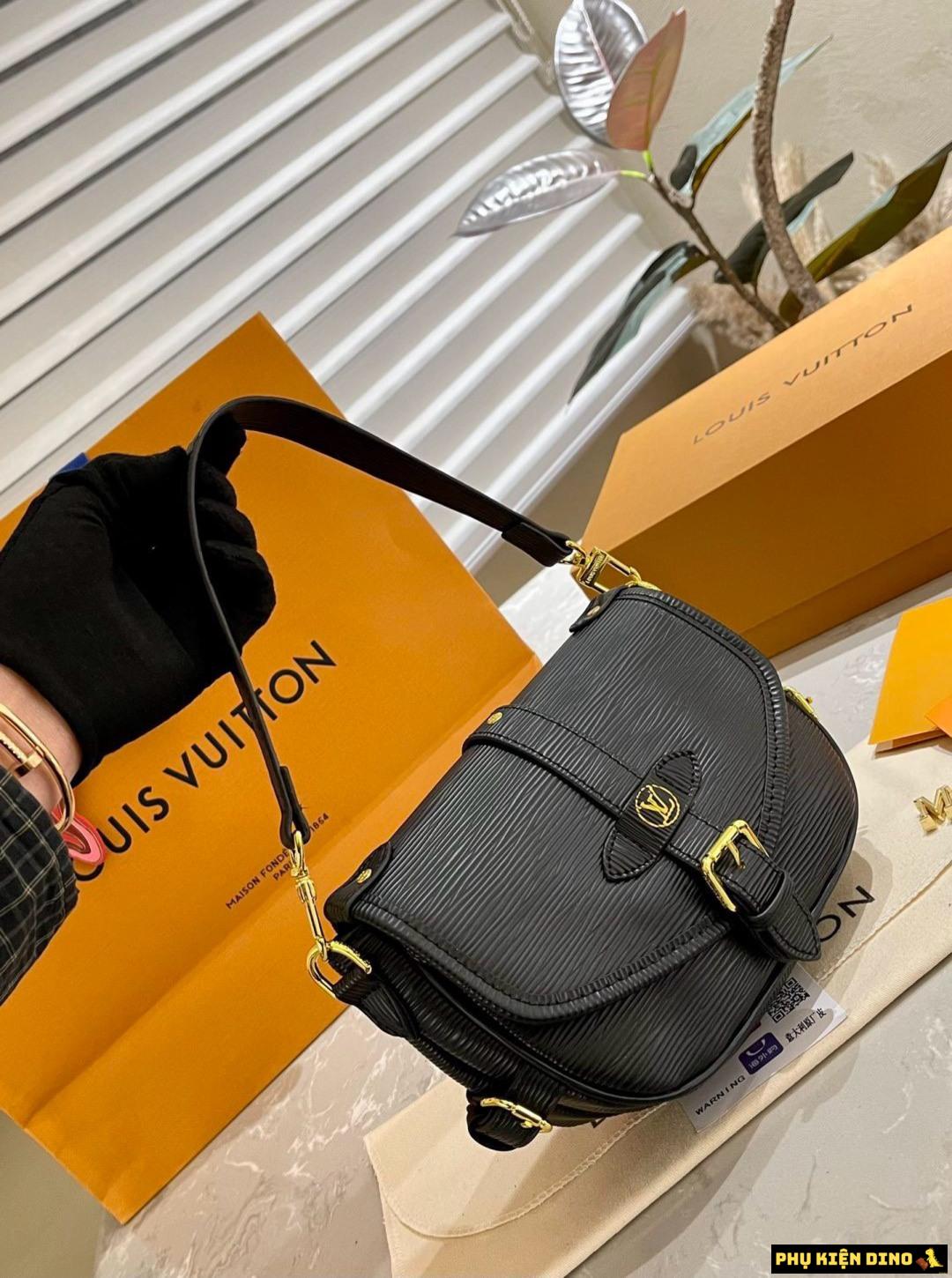 Túi Louis Vuitton Saumur BB Black Epi Leather 6 Túi Louis Vuitton Saumur BB Black