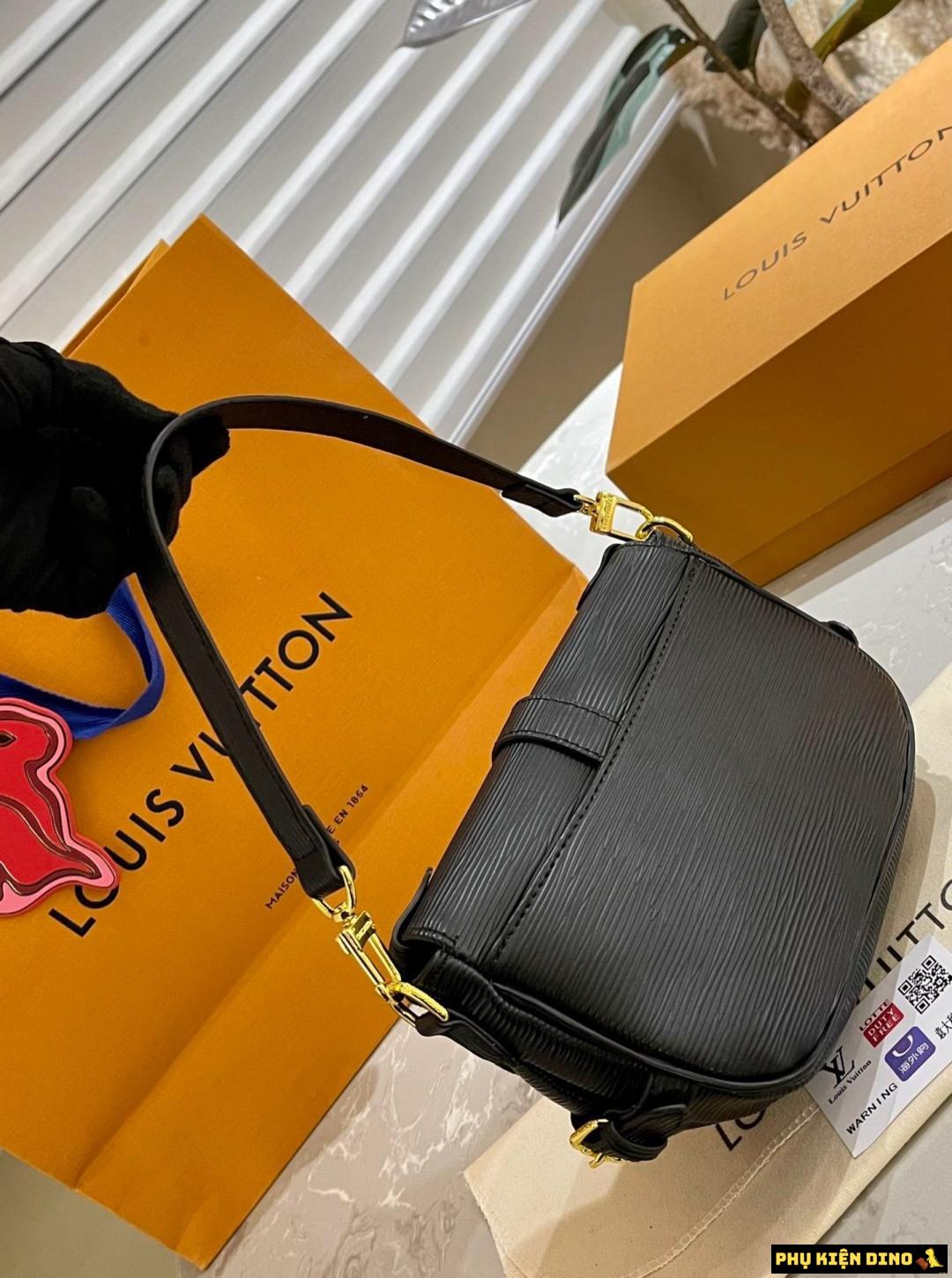 Túi Louis Vuitton Saumur BB Black Epi Leather 4 Túi Louis Vuitton Saumur Màu Đen