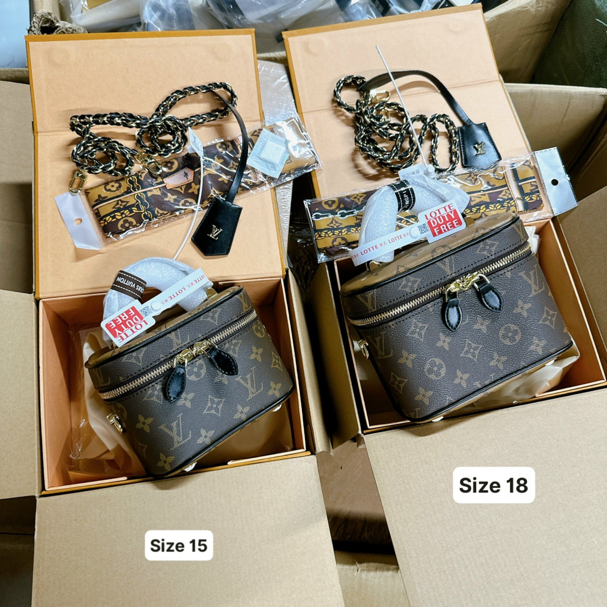 Túi Louis Vuitton Vanity PM Nâu Họa Tiết Monogram 2 Túi Louis Vuitton Vanity Nâu Họa Tiết Monogram