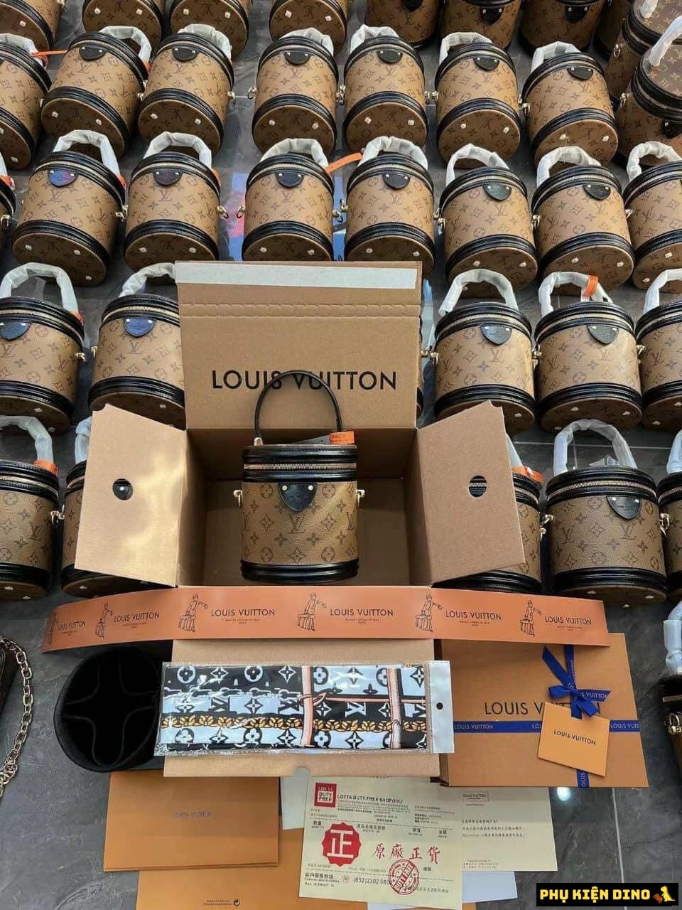 Túi Louis Vuitton LV Cặp Lồng Cannes Monogram M43986 3 Túi LV Cặp Lồng Canes