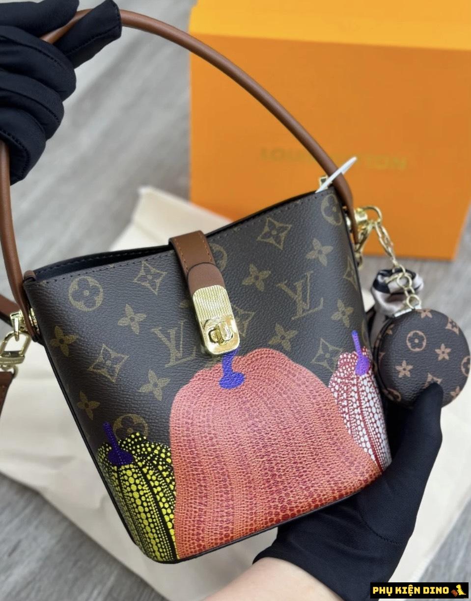 Túi LV Louis Vuitton Monogram Canvas Bí Ngô 5 Túi LV Louis Vuitton Monogram Canvas Bí Ngô kèm Gương