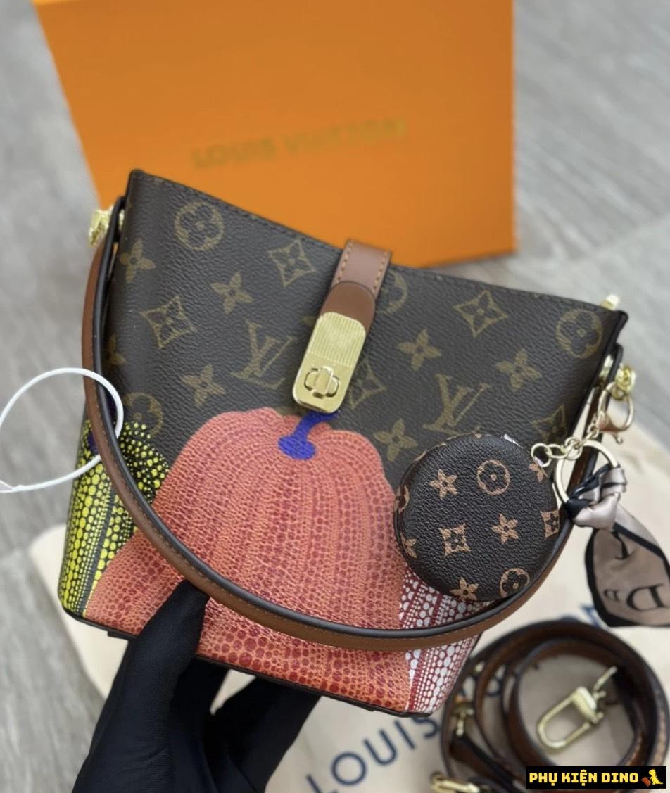 Túi LV Louis Vuitton Monogram Canvas Bí Ngô 6 Túi LV Louis Vuitton Monogram Canvas Bí Ngô Màu Hồng