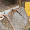 Túi Louis Vuitton LV Monogram Luco Tote Bag M51155 9 Túi LV Luco Tote Bag Monogram Nâu Nhạt
