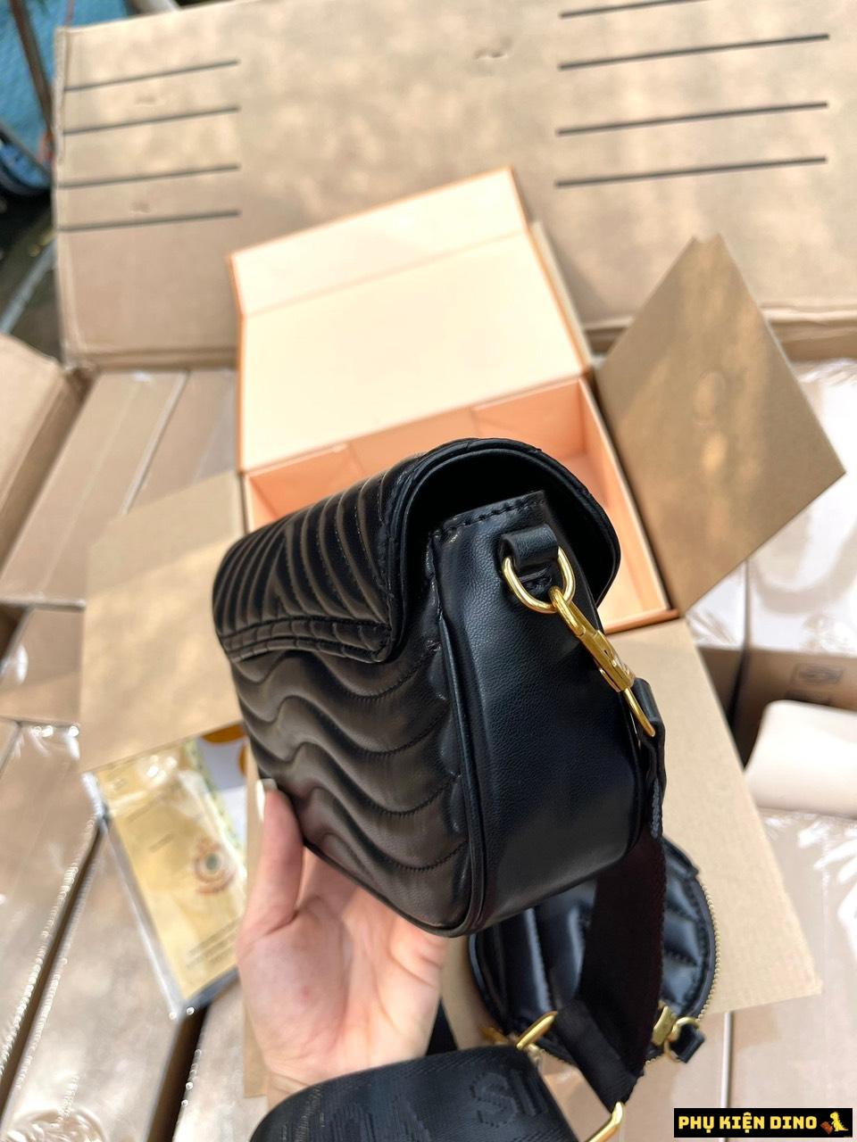 Túi Xách Louis Vuitton New Wave Smooth Cowhide 7 Túi LV New Wave Smooth Cowhide Màu Đen