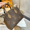 Túi Louis Vuitton LV OnTheGo Monogram Reverse Nâu 16 Túi LV Onthego Monogram NâuTúi LV Onthego Monogram Nâu