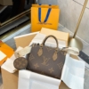 Túi Louis Vuitton LV OnTheGo Monogram Reverse Nâu 12 Túi LV Onthego PM Monogram Reverse Nâu
