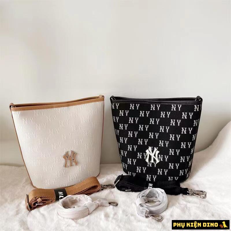 Túi MLB Classic Monogram Jacquard New York Yankees 5 Túi MLB Classic Monogram Jacquard New York Yankees Đen Kem