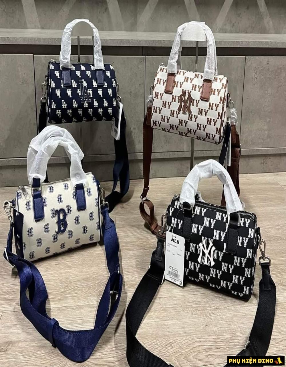 Túi MLB Classic Monogram Jacquard Boston Bag New York Yankees 10 Túi MLB Classic Monogram Jacquard