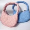 Túi MLB Quilted Hobo Bag LA Dodgers Blue Pink 12 Túi MLB Quilted Hobo Bag LA Dodgers Hồng Xanh Blue