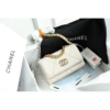 Túi Nữ Chanel CC Black Lambskin 19 Trắng Đen Size 20 13 Túi Nữ Chanel CC Black Lambskin 19 White