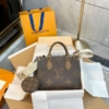 Túi Nữ Louis Vuitton OnTheGo PM Tote Bag Monogram Reverse