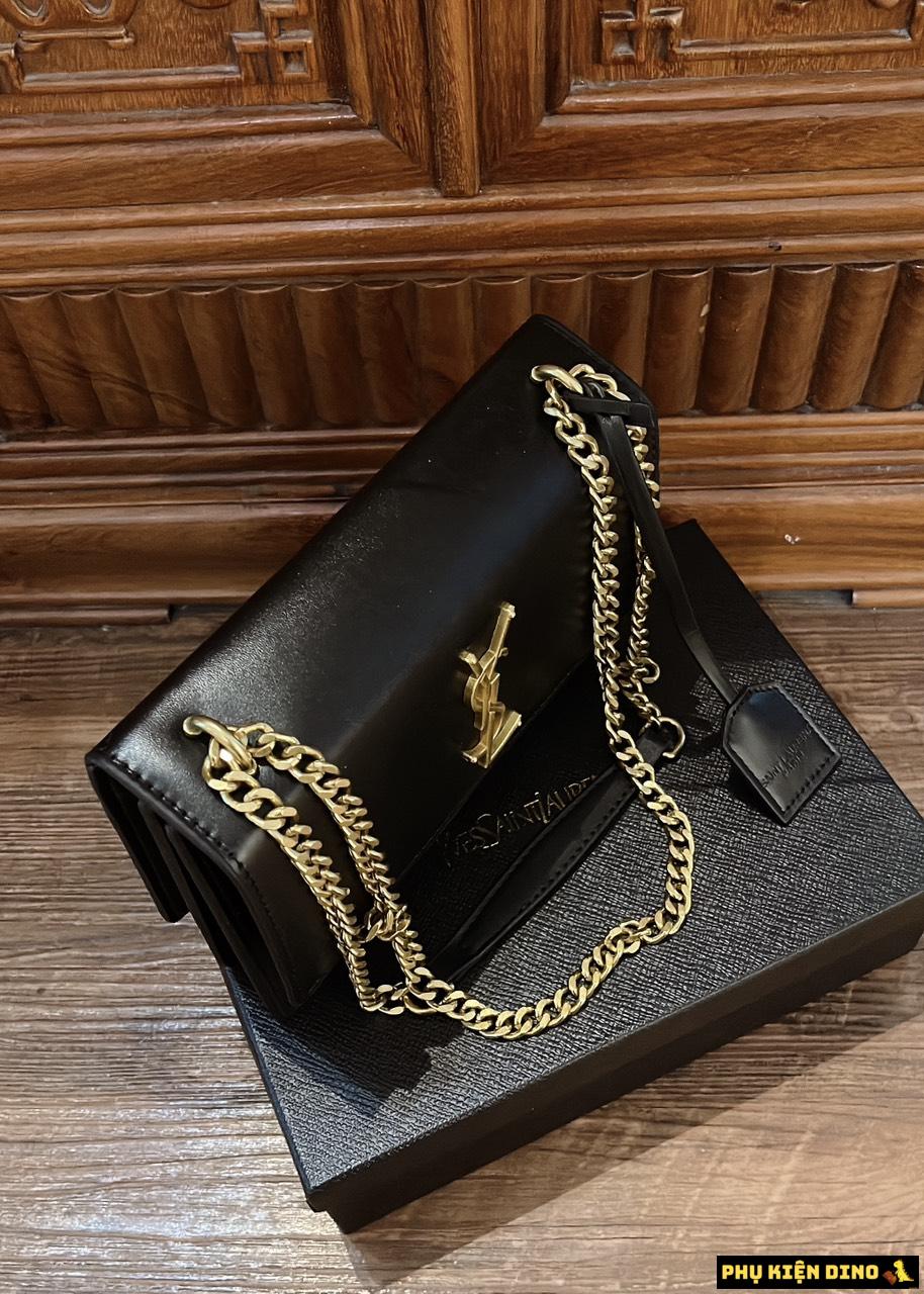 Túi Saint Laurent Sunset YSL Chain Black Shoulder Bag 7 Túi Saint Laurent Black Sunset Chain Bag