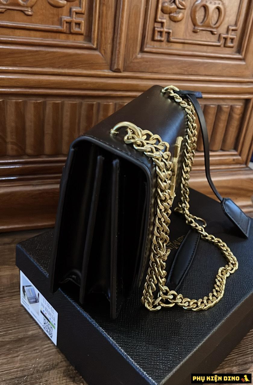 Túi Saint Laurent Sunset YSL Chain Black Shoulder Bag 8 Túi Saint Laurent Black Sunset Chain