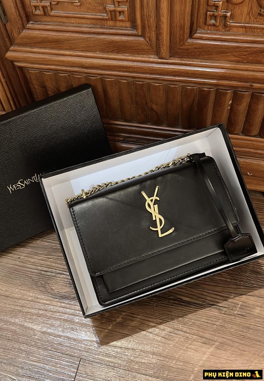 Túi Saint Laurent Sunset YSL Chain Black Shoulder Bag 5 Túi Saint Laurent YSL Chain Tote Bag Đen