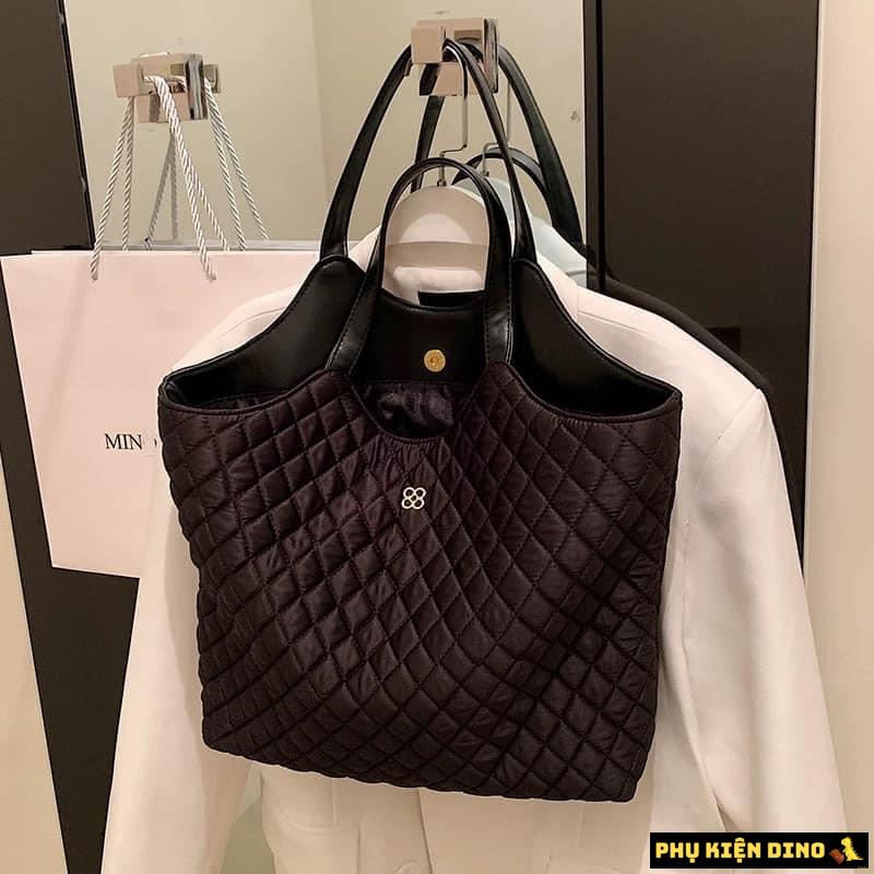 Túi Trám Hàng Quảng Châu Cao Cấp Size Lớn 6 Túi Tote Đen