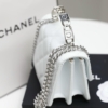 Túi Ultra Mini Chanel Top Handle White