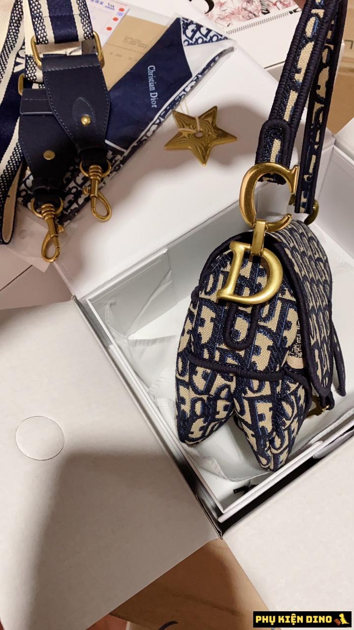 Túi Dior Saddle Bag With Strap Grained Calfskin 10 tui xach christian dior saddle sgb009 1