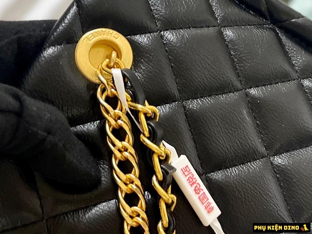 Túi Xách Nữ Chanel Tote Màu Đen Xích Vàng Sang Trọng 6 Túi Xách Công Sở Chanel Black Gold
