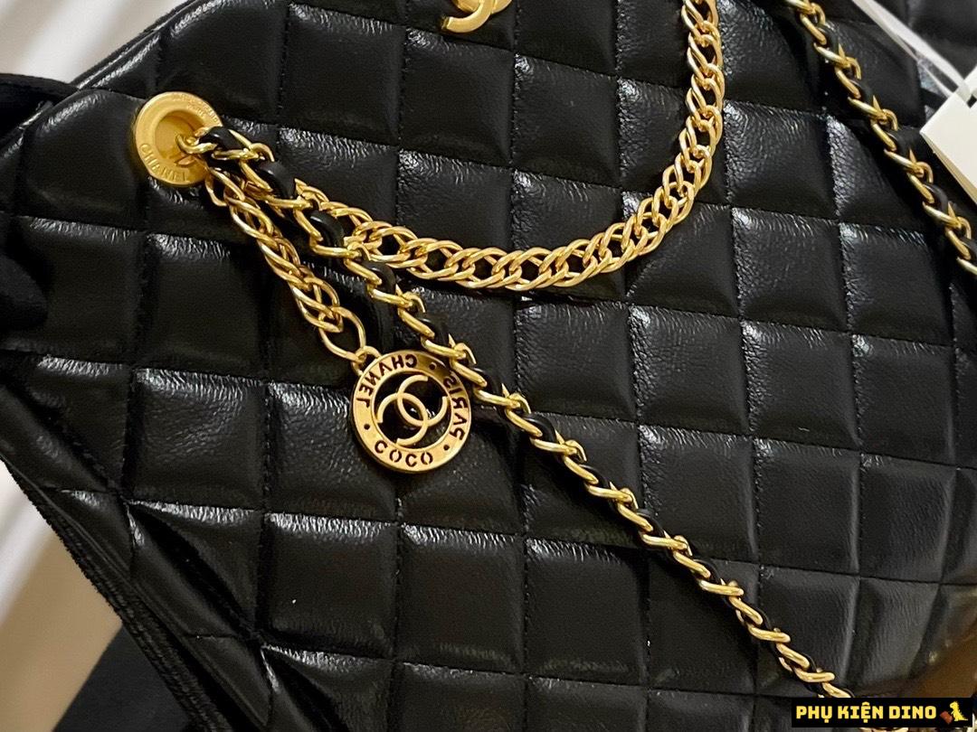 Túi Xách Nữ Chanel Tote Màu Đen Xích Vàng Sang Trọng 4 Túi Xách Công Sở Sang Trọng Chanel