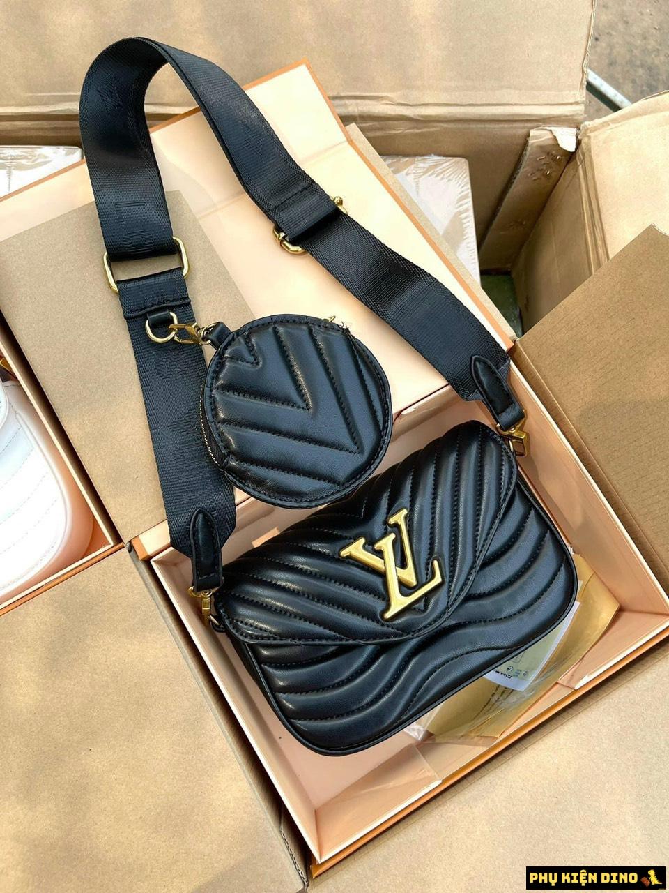 Túi Xách Louis Vuitton New Wave Smooth Cowhide 3 Túi Xách Louis Vuitton New Wave Smooth Cowhide Black M56461