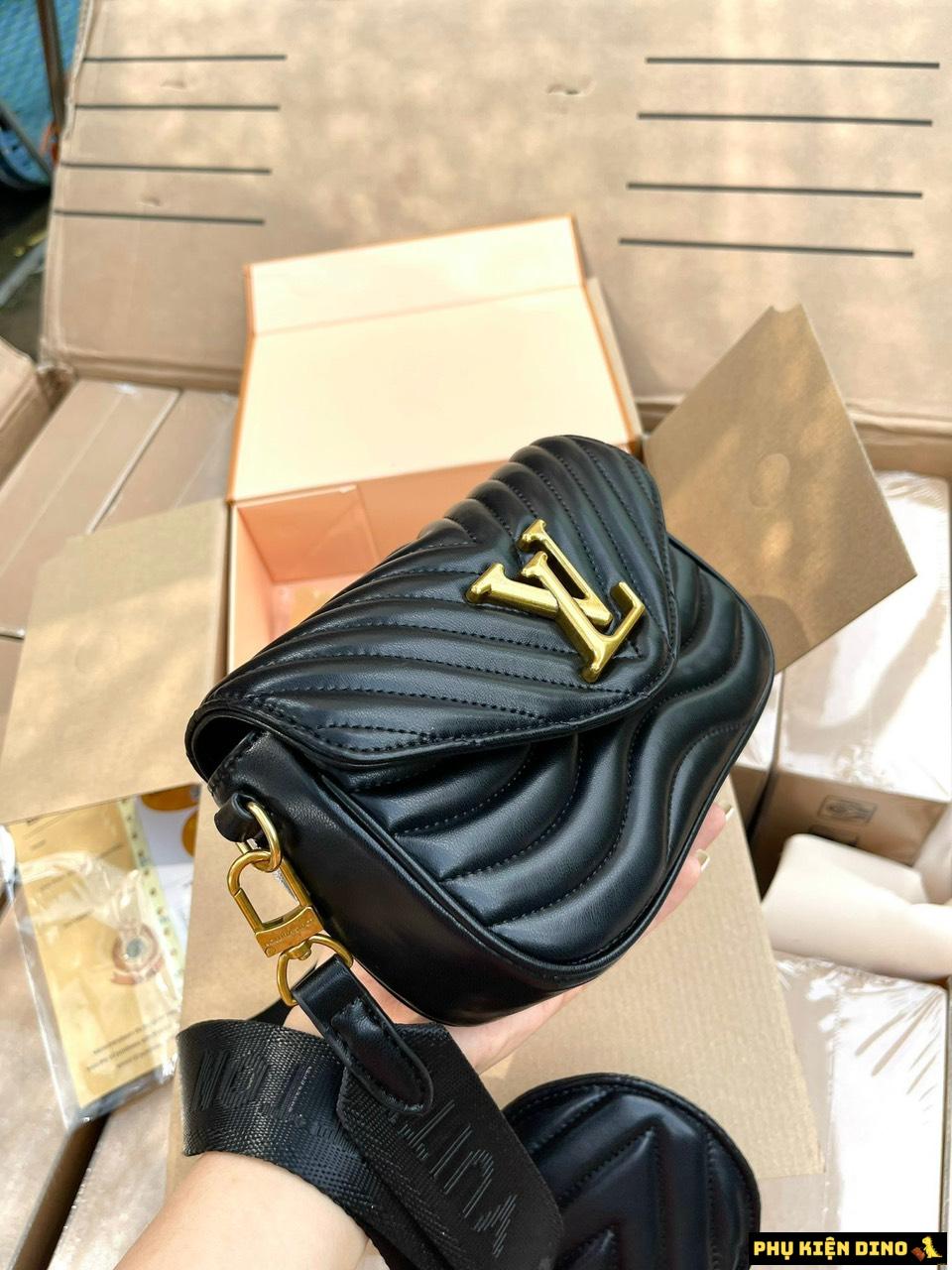 Túi Xách Louis Vuitton New Wave Smooth Cowhide Black