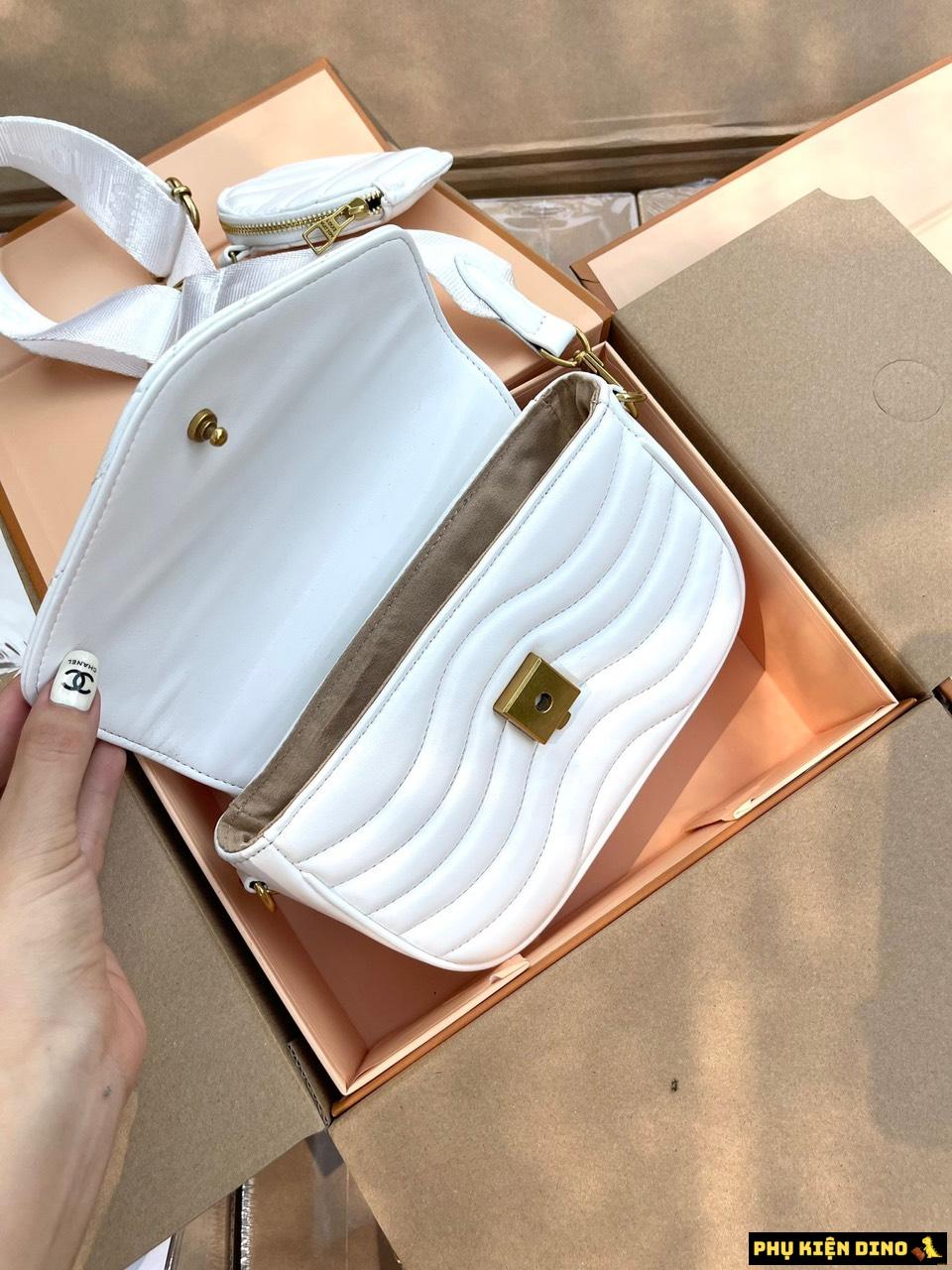 Túi Xách Louis Vuitton New Wave Smooth Cowhide 11 Túi Xách Louis Vuitton New Wave Smooth Cowhide White