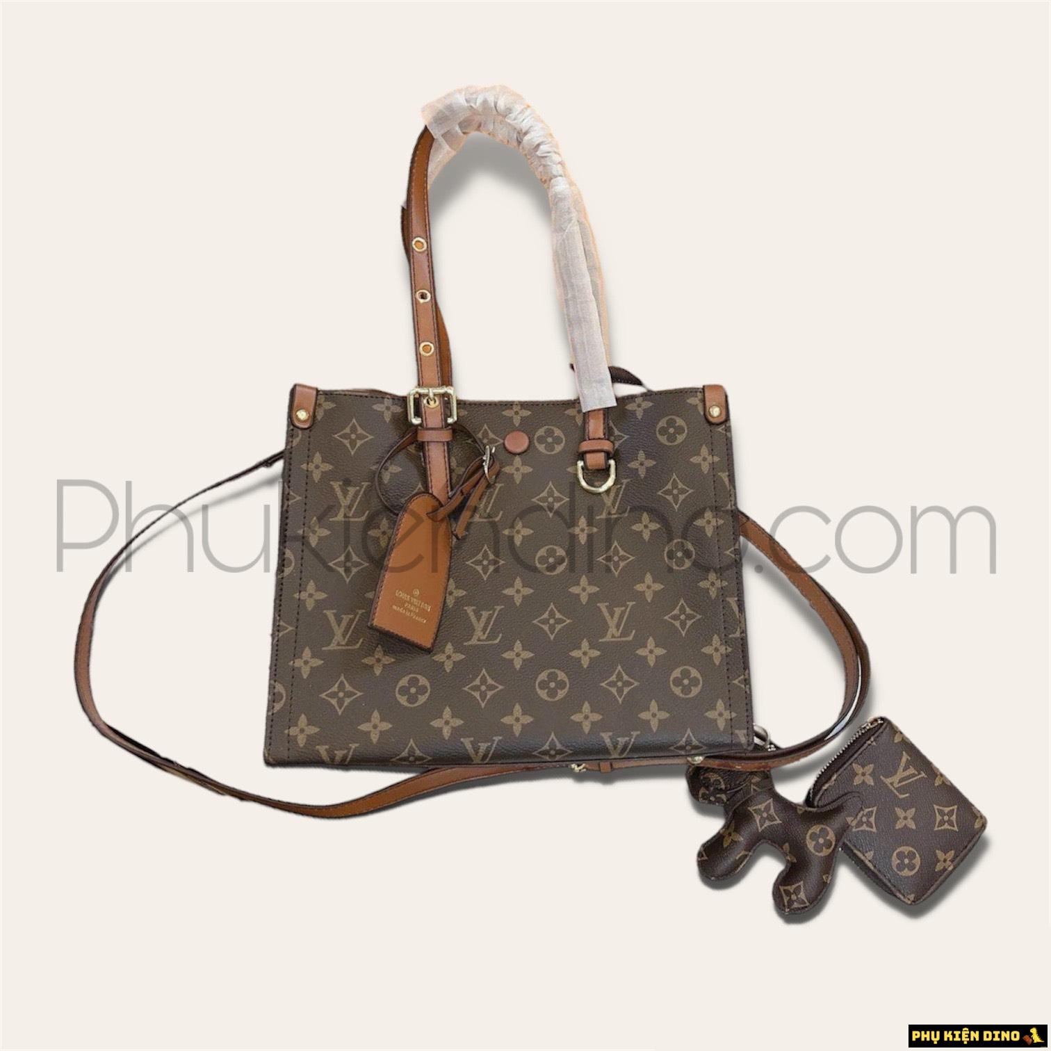 Túi Xách Nữ LV Louis Vuitton Combo Túi Ví Móc Khóa 1 Túi Xách Nữ LV Louis Vuitton Combo Túi Ví Móc Khóa