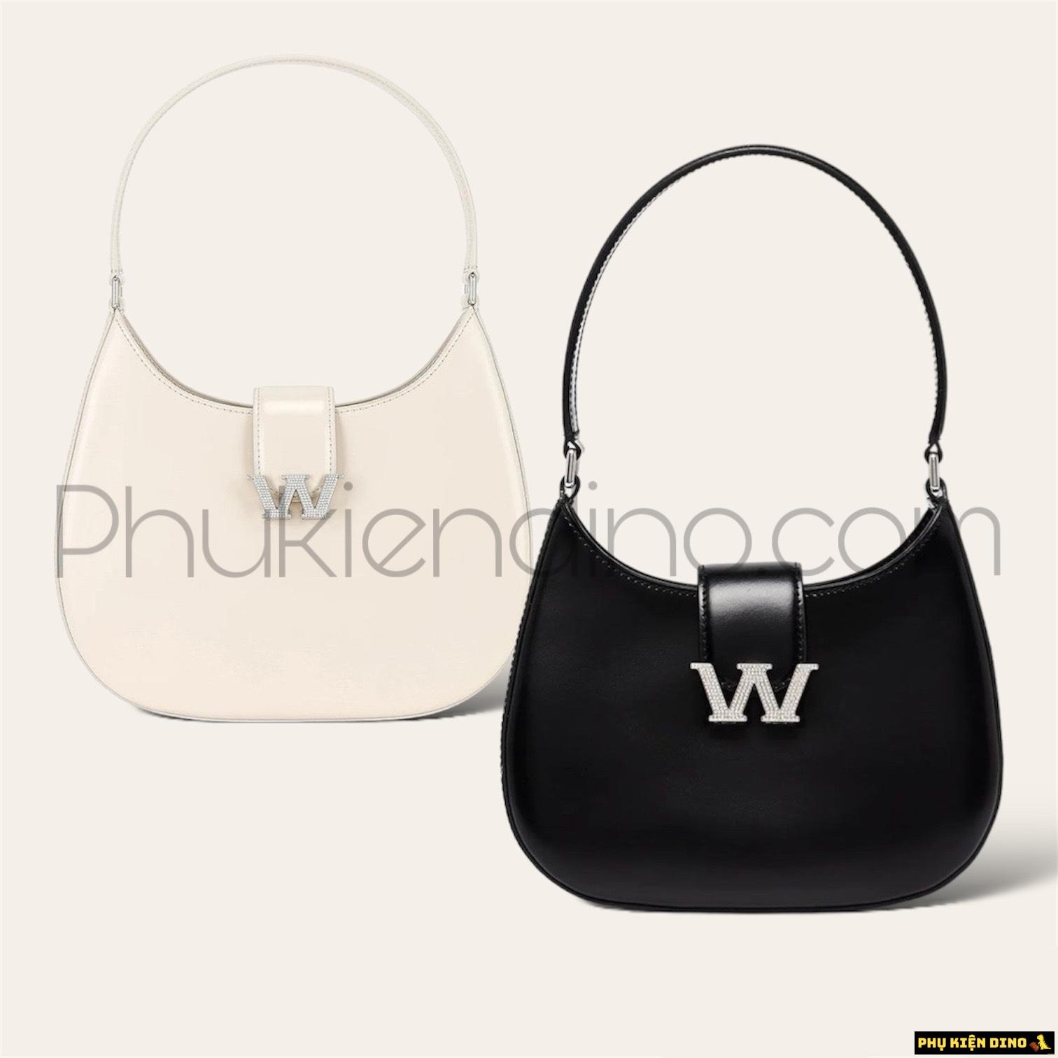 Túi Xách Tay Alexander Wang W Legacy Trắng Đen 1 Túi Xách Tay Alexander Wang W Legacy Trắng Đen