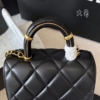 Túi Chanel Trendy Size 20 Flap Bag Handle Màu Đen 10 Túi Xách Tay Mini Chanel Trendy Black