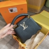 Túi Xách Nữ YSL Capucines Đáy Lượn Sóng Trắng Đen 14 Túi YSL Capucines Mini Bag Màu Đen
