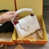 Túi Xách Nữ YSL Capucines Đáy Lượn Sóng Trắng Đen 21 Túi YSL Capucines Mini Bag Màu Trắng