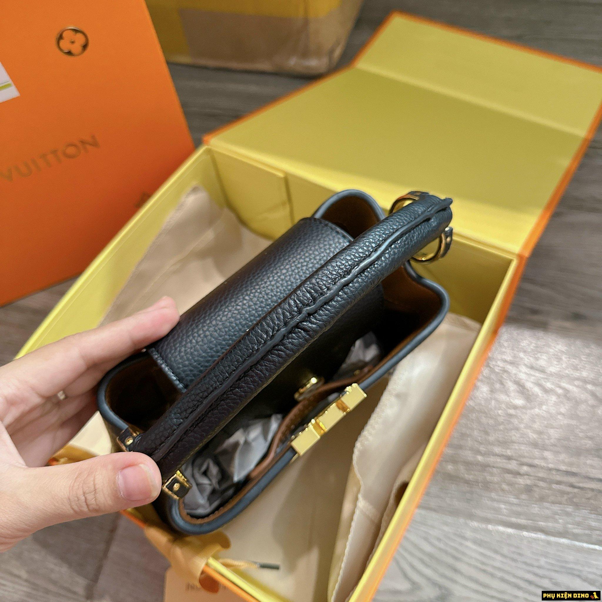 Túi Xách Nữ YSL Capucines Đáy Lượn Sóng Trắng Đen 6 Túi YSL Capucines Mini Black