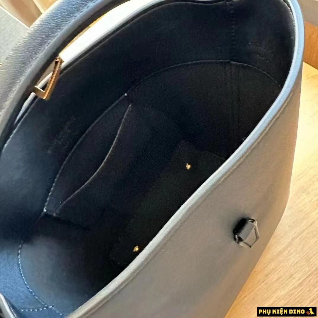 Túi Saint Laurent YSL LE 37 Leather Black Bucket Bag 9 Túi YSL LE 37 Leather Black