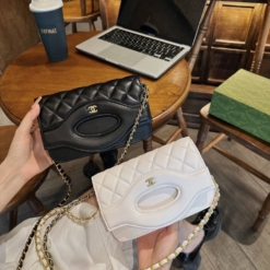 Túi Chanel Katun Black White Trắng Đen