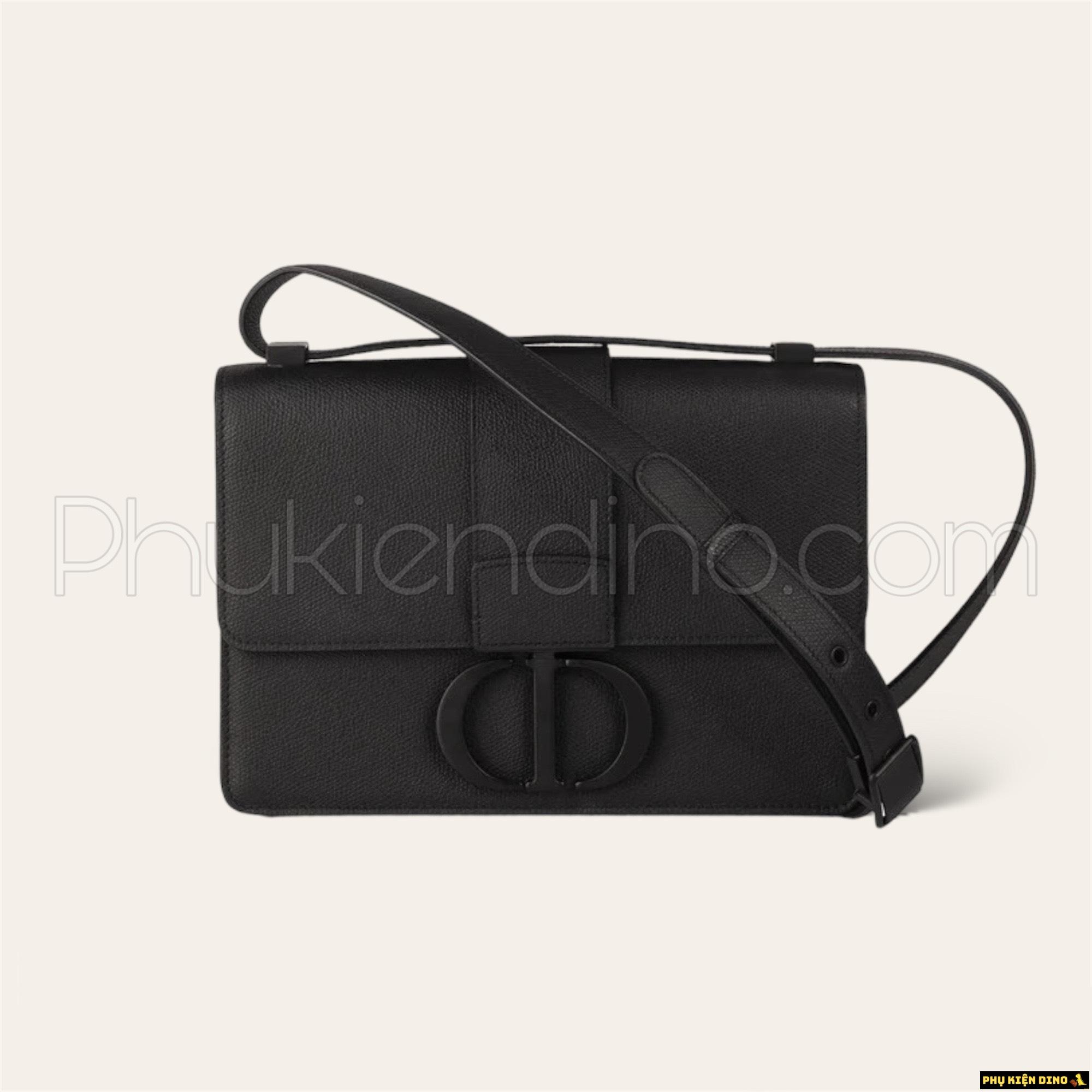 Túi Christian Dior 30 Montaigne Box Bag Ultramatte Black