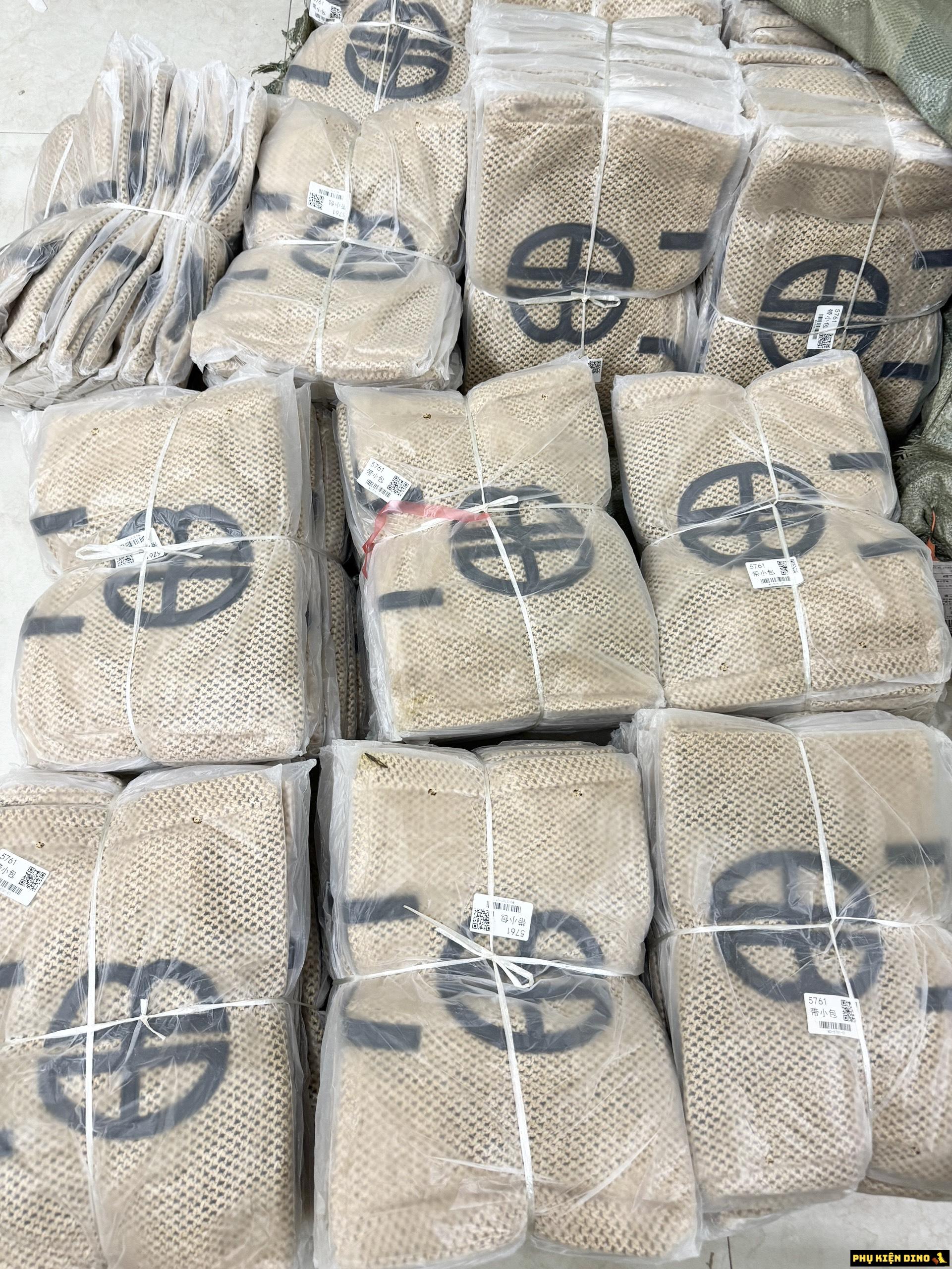 Túi Cói Size To Vintage Màu Nâu Đen Kèm Ví Nhỏ 4 Túi Cối To Vintage Hàng Sẵn