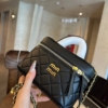 Túi Cốp Trống Miu Miu 2 Màu Đen Trắng Size 20 21 Túi Cốp Miu Miu Black màu Đen