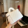 Túi Cốp Trống Miu Miu 2 Màu Đen Trắng Size 20 18 Túi Cốp Miu Miu White Size 20