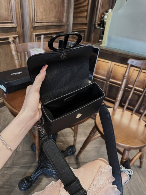 Túi Dior 30 Montaigne Box Bag Ultramatte Black