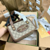 Túi Gucci Horsebit 1955 Beige Brown 9 Túi Gucci Dáng Vuông Màu Nâu