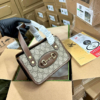 Túi Gucci Horsebit 1955 Beige Brown 12 Túi Gucci Horsebit 1955 Beige Brown