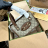 Túi Gucci Horsebit 1955 Beige Brown 10 Túi Gucci Horsebit 1955 Mini Top Handle Bag Màu Nâu
