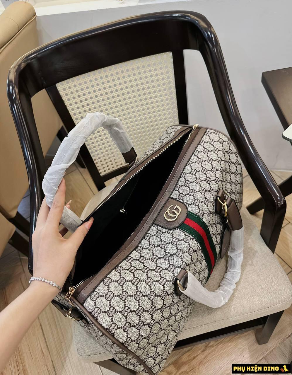 Túi Trống Gucci Ophidia GG Supreme Campus 572257 96IWT 8745 11 Túi Gucci Ophidia GG Shoulder Bags GG Supreme Campus Size 50