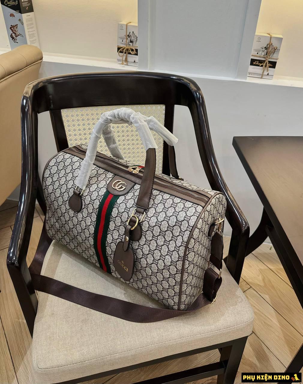 Túi Trống Gucci Ophidia GG Supreme Campus 572257 96IWT 8745 10 Túi Gucci Ophidia GG Shoulder Bags GG Supreme Campus