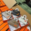 Túi Hermes Kelly Sang Trọng Trắng Kem Đen Nâu Size 19 12 Túi Hermes Kelly Sang Trọng Trắng Kem Đen Nâu